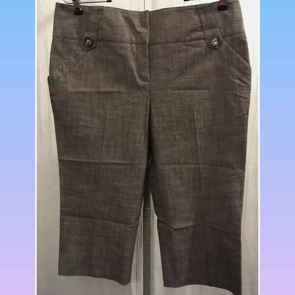 BCX brown crop pant juniors size 13